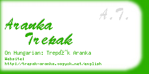 aranka trepak business card